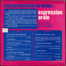 Expression orale. .