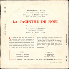 La jacinthe de Noël. Conte pour marionnettes. .