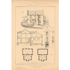 Maison de Charité et Ecole mixte à Loc-Eguinier (Finistère) - Mr Rivoalen, Architecte.