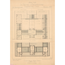 Ecole pour les Deux Sexes à Méru (Oise) - Mr Woillez, Architecte.