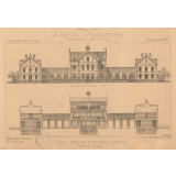 Ecole pour les Deux Sexes à Méru (Oise) - Mr Voillez, Architecte.