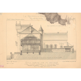 Ecole Primaire pour les Deux Sexes, avec locaux communaux & Justice de Paix. Commune de Houffalize. Province de Luxembourg. Belgique. Mr Il. Van de Wyngaert, Arch.e provincial.