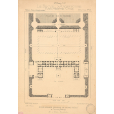 Ecole Normale Primaire de Jeunes filles à Limoges (Haute-Vienne) - Mr J. Tixier, Architecte.