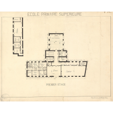 Ecole Primaire Supérieure. Premier étage.