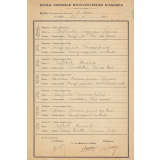 Menus et comptes de cantines. Années 1920 et 1930. 