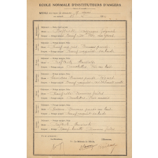 Menus et comptes de cantines. Années 1920 et 1930.