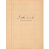 Pécule 4e A. Cahier de tenue des comptes. 