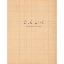 Pécule 4e A. Cahier de tenue des comptes. 