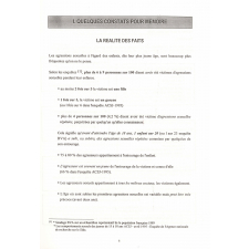 Violences sexuelles. Prise en charge et prévention en milieu scolaire. Document d'information à l'intention des personnels des établissements scolaires.