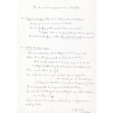 Pour la commission permanente du 3/02/2000.