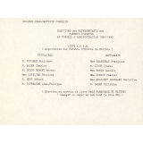 Élection des représentants des parents d'élèves au conseil d'administration 1989-1990.