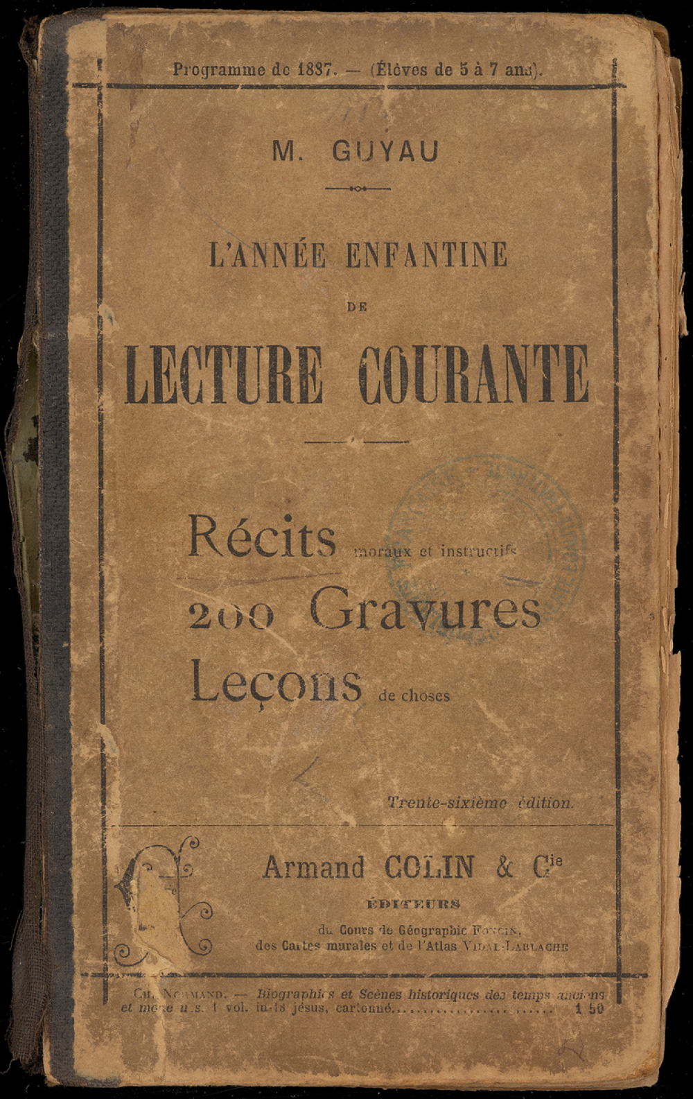 L'Année enfantine de lecture courante.