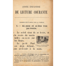 L'Année enfantine de lecture courante.