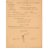 Casier sanitaire des locaux scolaires. Commune de Bouin.