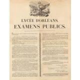 Lycée d'Orléans. Examens publics.