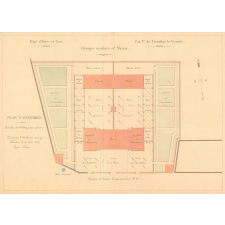 Groupe scolaire et Mairie. Département d'Eure-et-Loir. Commune du Tremblay-le-Vicomte. 