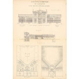 Système économique de construction / pour maisons d'écoles à Paris.