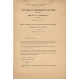 Inspection médicale des écoles primaires et des écoles maternelles publiques de la Ville de Paris. Réorganisation du service.