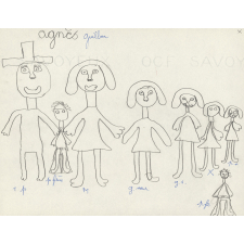 Fonds Jugie. 4 dossiers individuels d'élèves. 