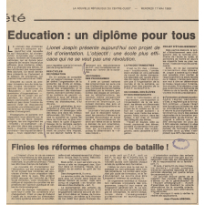 Fonds Jugie. Circulaires de l'IA.