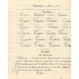 Cahier journalier
