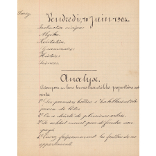 Cahier journalier