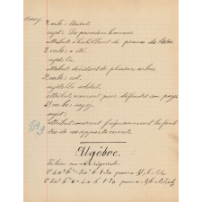Cahier journalier