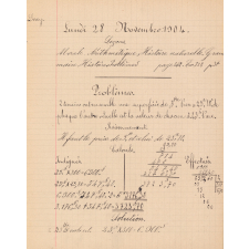 Cahier journalier