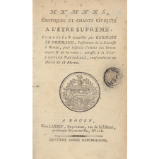 Hymnes, cantiques et chants civiques à l'être suprême