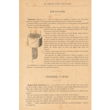 Cours de travail manuel pour les écoles. Troisième partie, le tricot sans aiguilles