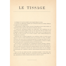 Cours de travail manuel pour les écoles. Quatrième partie : le tissage : enseignement des tissus