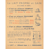 Le lait propre et sain