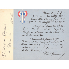 Lettre de Philippe Pétain à un enfant