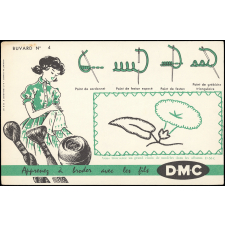 Apprenez à broder avec les fils D.M.C. Buvard n° 4