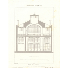École de garçons rue Saint-Hippolyte, à Paris