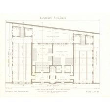 Asile, école de filles, école de garçons, rue Keller à Paris