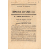 Moniteur des communes. Partie officielle. Instruction publique et cultes. Enseignement dans les salles d'asile. Rapport à l'impératrice régente suivi du nouveau règlement. 