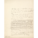 Lettre administrative. 