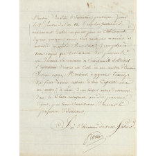 Lettre administrative. 