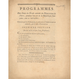 Programmes des Cours de l'Ecole centrale du département de l'Isère.