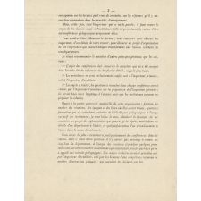 Débat sur le règlement de 1837. 