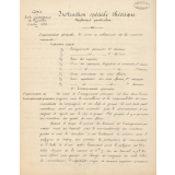 Ecole régimentaire de Versailles / Instruction spéciale théorique. 