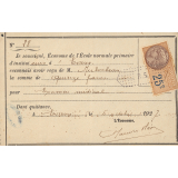 Quittance de paiement de la visite médicale à l'E.N.P.