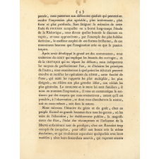 Programme du Cours de Belles-Lettres. Ecole Centrale du Gard.
