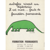 Formation permanente. Foire de Paris 24 avril-9 mai 1971.