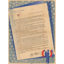 Lettre du Maréchal Pétain adressée aux écoliers de France