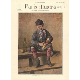 Une du Paris illustré : Reproduction du tableau de Léon Charpentier intitulé Le Goûter