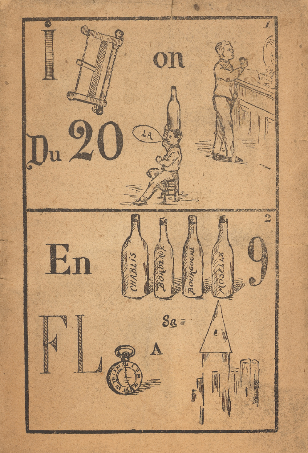 Carnet de rébus. 