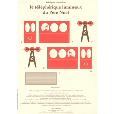 Fabriquez vous-même le téléphérique lumineux du Père Noël.