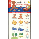 Mémo les premiers mots - Apprendre des mots en s'amusant, dès 3 ans.